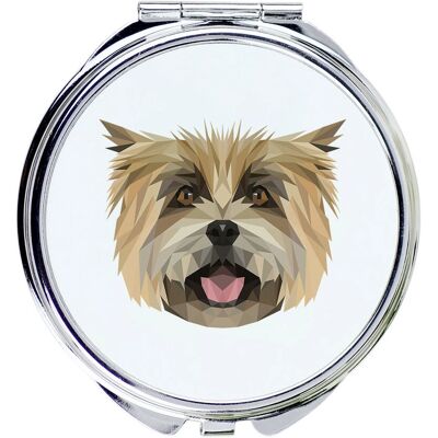 Art-Dog - Cairn Terrier - Geometryczny motyw psa - Lustro Art-Dog - Cairn Terrier - Geometryczny motyw psa - Lustro