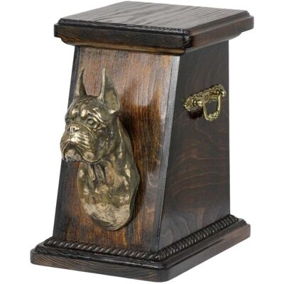 Art-Dog - Boxer - Birch Wood - Dog Bust - Urn Art-Dog - Boxer - Birch Wood - Dog Bust - Urn
