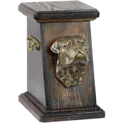 Art-Dog - Bullmastiff Bust Urna - Dąb birczowy - Ręcznie wykonane Art-Dog - Bullmastiff Bust Urna - Dąb birczowy - Ręcznie wykonane