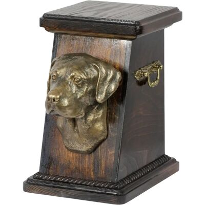 Art-Dog - Bust Dog Urn - Drewno brzozowe - z popiersiem - Urna dla psa Art-Dog - Bust Dog Urn - Drewno brzozowe - z popiersiem - Urna dla psa