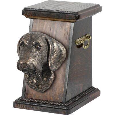 Art-Dog - Urna busto dachshund - Madera de abedul - Urna conmemorativa Art-Dog - Urna busto dachshund - Madera de abedul - Urna conmemorativa