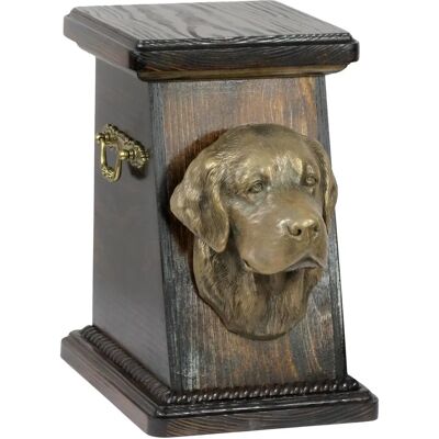 Art-Dog - Golden Retriever - Birch Wood - Bust Statue - Urna Art-Dog - Golden Retriever - Birch Wood - Bust Statue - Urna