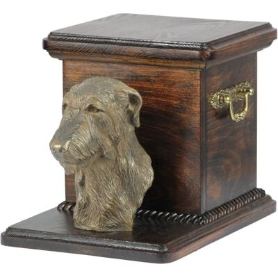 Art-Dog - Deerhound Bust Urn - Dębowe drewno - Urna Art-Dog - Deerhound Bust Urn - Dębowe drewno - Urna