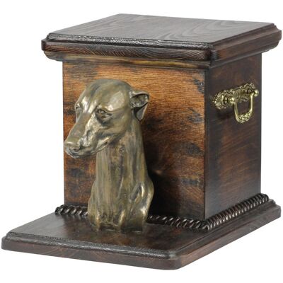 Art-Dog - Whippet - drewno brzozowe - popiersie psa - urna Art-Dog - Whippet - drewno brzozowe - popiersie psa - urna