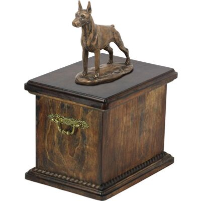 Art-Dog - Dobermann I - Materiał: drewno bukowe - Figurka psa: rzeźba - Styl: Art Deco - Urna Art-Dog - Dobermann I - Materiał: drewno bukowe - Figurka psa: rzeźba - Styl: Art Deco - Urna