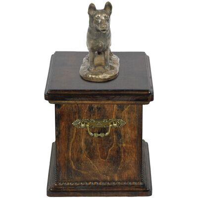 Art-Dog - Art Déco - Owczarek niemiecki - Bukowe drewno - urna Art-Dog - Art Déco - Owczarek niemiecki - Bukowe drewno - urna