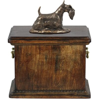 Art-Dog - Aberdeen Terrier - Madera de abedul - Estatua de perro - Urna Art-Dog - Aberdeen Terrier - Madera de abedul - Estatua de perro - Urna