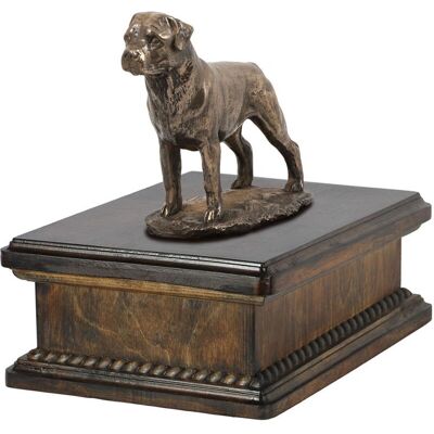 Art-Dog - Rottweiler - Drewno - Uchwyt mosięzny - Urna Art-Dog - Rottweiler - Drewno - Uchwyt mosięzny - Urna