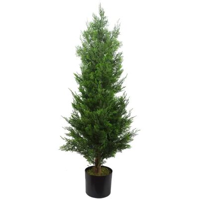 Homewiseuk 120cm Artificial Cypress Topiary Tree - Indoor/outdoor Decor Homewiseuk 120cm Artificial Cypress Topiary Tree - Indoor/outdoor Decor