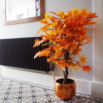 Botanik 125cm Orange Maple Acer Artificial Tree - Home & Office Decor Botanik 125cm Orange Maple Acer Artificial Tree - Home & Office Decor