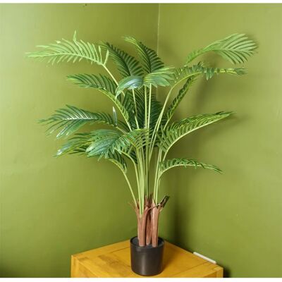 Botanik Uk 110cm Green Artificial Areca Palm Tree - Artificial Plant Botanik Uk 110cm Green Artificial Areca Palm Tree - Artificial Plant