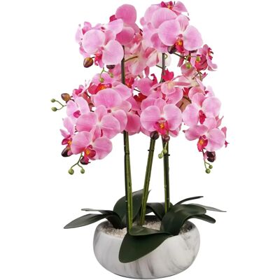 Botanik - 60cm Orchid - Pink - Marble - Ceramic Planter Botanik - 60cm Orchid - Pink - Marble - Ceramic Planter