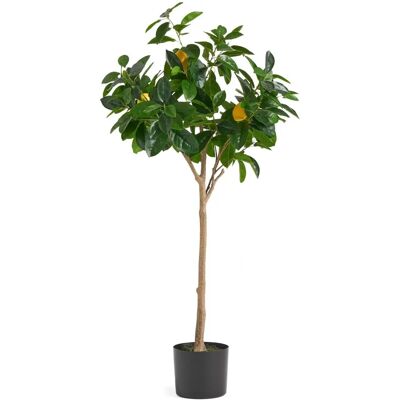 Botanik UK 120cm Green Artificial Lemon Tree - Artificial Lemon Tree Botanik UK 120cm Green Artificial Lemon Tree - Artificial Lemon Tree