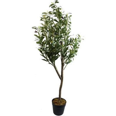Leaf Artificial Olive Tree 120cm Green - Artificial Olive Tree Leaf Artificial Olive Tree 120cm Green - Artificial Olive Tree
