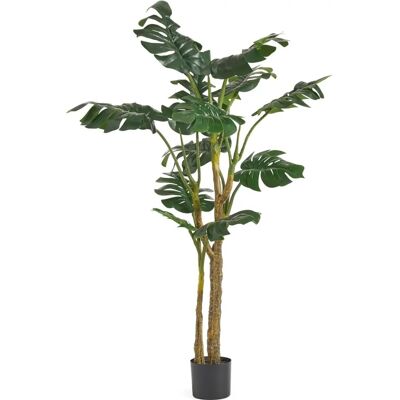 Botanik UK 150cm Green Artificial Monstera Plant - Premium Quality Decor Botanik UK 150cm Green Artificial Monstera Plant - Premium Quality Decor