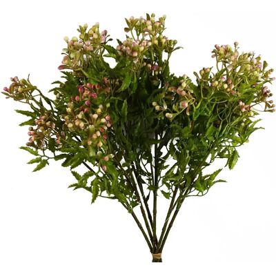 Leaf Leaf Pack Of 6 Pink 55cm Plastic Artificial Foliage Stems - Artificial Foliage Leaf Leaf Pack Of 6 Pink 55cm Plastic Artificial Foliage Stems - Artificial Foliage
