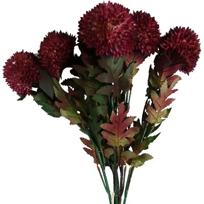 Leaf Pack Of 6 Pink 70cm Large Wired Dahlia Artificial Flower Stems - Artificial Flowers Leaf Pack Of 6 Pink 70cm Large Wired Dahlia Artificial Flower Stems - Artificial Flowers