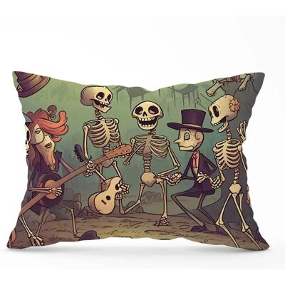 WRT Ltd - Cartoonish Skeletons - 33cm x 48cm - Cushion WRT Ltd - Cartoonish Skeletons - 33cm x 48cm - Cushion