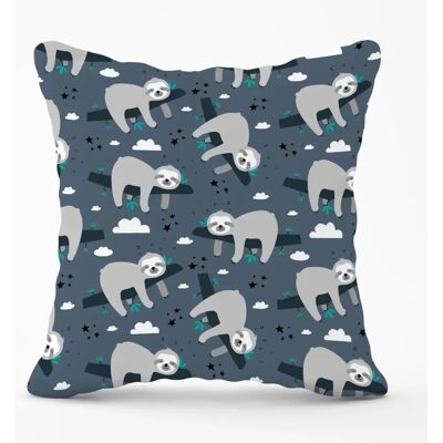 WRT Ltd - Sleeping Sloth Pattern Outdoor Cushion - 45x45 cm - Cushion WRT Ltd - Sleeping Sloth Pattern Outdoor Cushion - 45x45 cm - Cushion