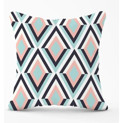 WRT Ltd - Zig Zag Abstract Pattern - 45x45 cm - Outdoor Cushion WRT Ltd - Zig Zag Abstract Pattern - 45x45 cm - Outdoor Cushion