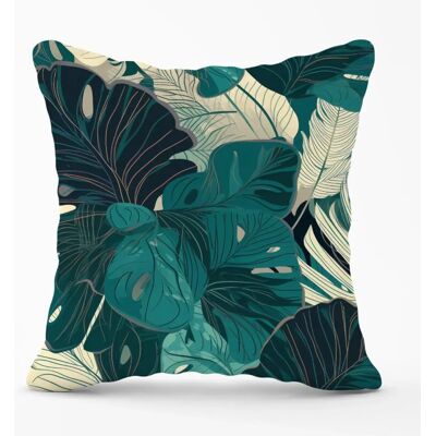 WRT Ltd - Tropical Green Leaves - 60x60cm - Cushion WRT Ltd - Tropical Green Leaves - 60x60cm - Cushion
