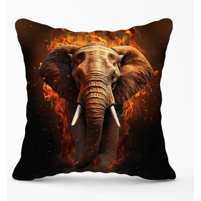 WRT Ltd - Splashart Elephant and Fire - 60cm x 60cm WRT Ltd - Splashart Elephant and Fire - 60cm x 60cm