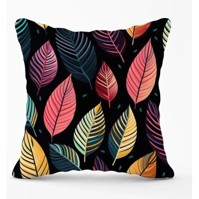 WRT Ltd - Colourful Leaves Pattern - 60x60 cm - Outdoor Cushion WRT Ltd - Colourful Leaves Pattern - 60x60 cm - Outdoor Cushion