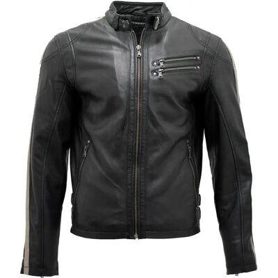 Infinity Leather Racer Nappa Biker Jacke - Schwarz - Größe M - Jacke Infinity Leather Racer Nappa Biker Jacke - Schwarz - Größe M - Jacke
