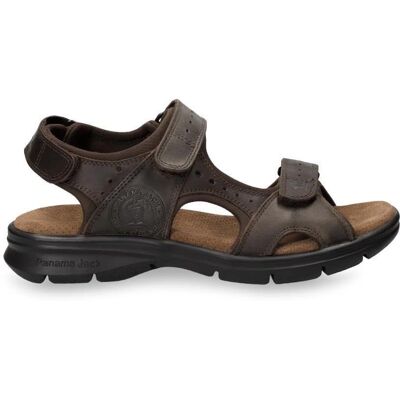 Panama Jack Men s Leather Sandals - Salton Basics C1 - Brown - Outdoor Sliders Panama Jack Men s Leather Sandals - Salton Basics C1 - Brown - Outdoor Sliders
