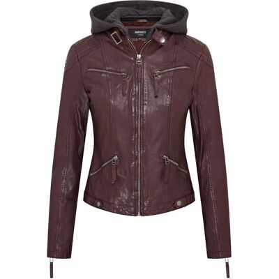 Infinity Leather Burgund Modell 5XL - Leder Biker Jacke Infinity Leather Burgund Modell 5XL - Leder Biker Jacke