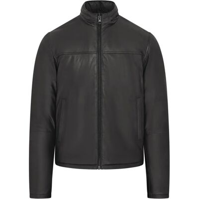 Infinity Leather Heren Reversibele Leren Jas met Capuchon - Reversibele Leren Jas Infinity Leather Heren Reversibele Leren Jas met Capuchon - Reversibele Leren Jas
