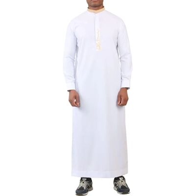 Truclothing Herren Weißer Thobe Arabische Saudi Emiratische Islamische Kleidung Jubba Robe - Thobe Truclothing Herren Weißer Thobe Arabische Saudi Emiratische Islamische Kleidung Jubba Robe - Thobe