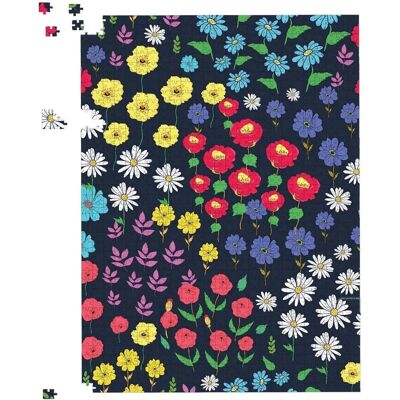 WRT Ltd - Multicoloured Flower Pattern - Jigsaw Puzzle WRT Ltd - Multicoloured Flower Pattern - Jigsaw Puzzle