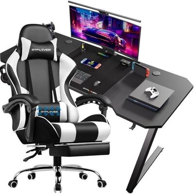 Chaise Gaming GTplayer Bureau en Z - Qualité Abordable - Publicité Chaise Gaming GTplayer Bureau en Z - Qualité Abordable - Publicité