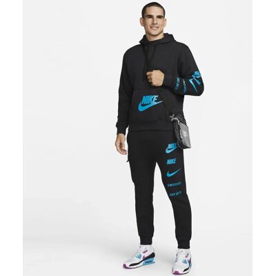 Nike Herren Schwarz Fleece Kapuzen-Trainingsanzug - Standard Issue Nike Herren Schwarz Fleece Kapuzen-Trainingsanzug - Standard Issue