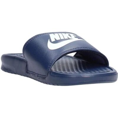 Nike Benassi Midnight Navy Slip On Sliders - Unisex UK 10 Nike Benassi Midnight Navy Slip On Sliders - Unisex UK 10