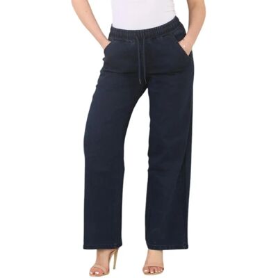 MYT Dames Elastische Hoge Taille Wijde Benen Jeans - Jeans MYT Dames Elastische Hoge Taille Wijde Benen Jeans - Jeans