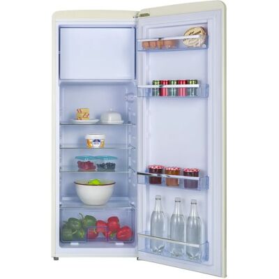 Electriq - Eqretrofsfridgecreamve - 194 Litre - Cream - Fridge Electriq - Eqretrofsfridgecreamve - 194 Litre - Cream - Fridge