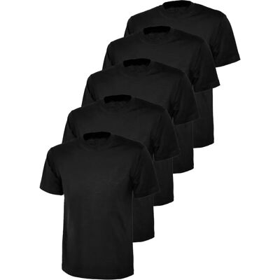 Kruze By Enzo Kruze Dames T-Shirts - Zwart - Ronde Hals - Normale Pasvorm - T-Shirt Kruze By Enzo Kruze Dames T-Shirts - Zwart - Ronde Hals - Normale Pasvorm - T-Shirt