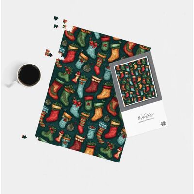 WRT Ltd - Christmas Stockings - 500 Piece - Puzzle WRT Ltd - Christmas Stockings - 500 Piece - Puzzle