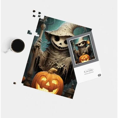 WRT Ltd - Creepy Ghost With Pumpkins - Jigsaw Puzzle WRT Ltd - Creepy Ghost With Pumpkins - Jigsaw Puzzle