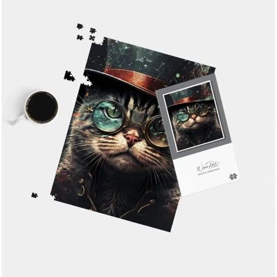 WRT Ltd - Cat With Glasses Splashart - 500 Piece - Puzzle WRT Ltd - Cat With Glasses Splashart - 500 Piece - Puzzle