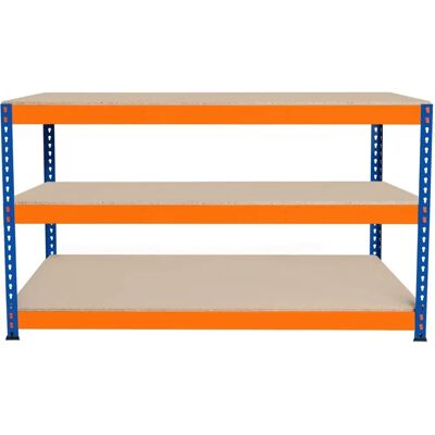 Chantier S-Rax 3 Niveaux Orange & Bleu - Banc de travail - Publicité Chantier S-Rax 3 Niveaux Orange & Bleu - Banc de travail - Publicité