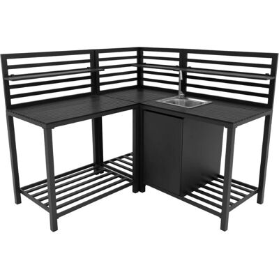 Monster Shop Outdoor Modular Aluminum Kitchen - Stainless Steel Sink, Storage Monster Shop Outdoor Modular Aluminum Kitchen - Stainless Steel Sink, Storage