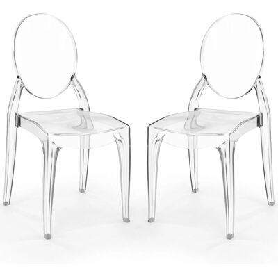 PRIVATEFLOOR - Victoria - Lot de 2 - Dining chair - Publicité PRIVATEFLOOR - Victoria - Lot de 2 - Dining chair - Publicité
