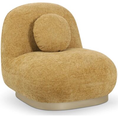 Privatefloor - Curved Contemporary Chenille - Tapizado en chenille - Diseño contemporáneo - Sillón Privatefloor - Curved Contemporary Chenille - Tapizado en chenille - Diseño contemporáneo - Sillón