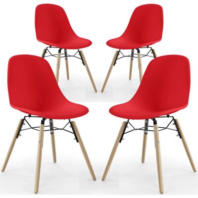 PRIVATEFLOOR Skögur - Beech legs - PP seat - Dining chair PRIVATEFLOOR Skögur - Beech legs - PP seat - Dining chair