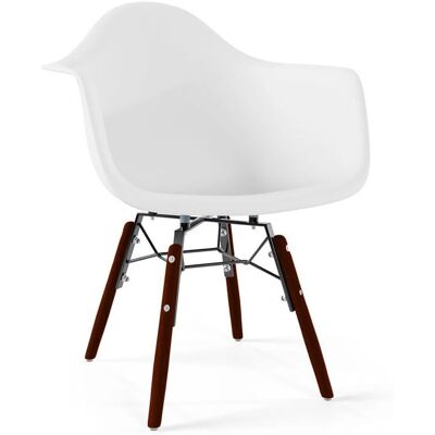 PRIVATEFLOOR Nordika Bianco - Blanco - Madera de haya - Chair PRIVATEFLOOR Nordika Bianco - Blanco - Madera de haya - Chair
