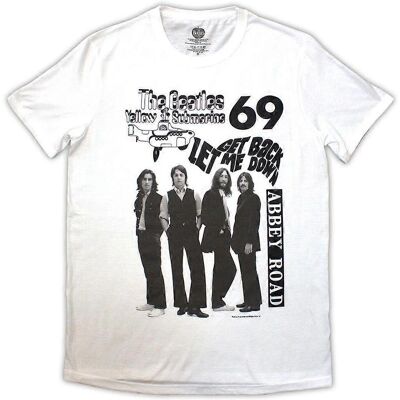 The Beatles 1969 T-shirt Vit XL - T-Shirt The Beatles 1969 T-shirt Vit XL - T-Shirt