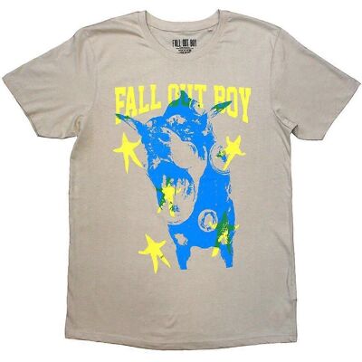 Fall Out Boy Hund T-shirt Sand XL Fall Out Boy Hund T-shirt Sand XL